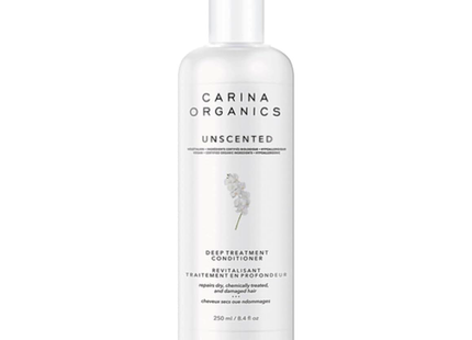 Carina Organics - Après-shampoing de traitement en profondeur non parfumé | 250 ml