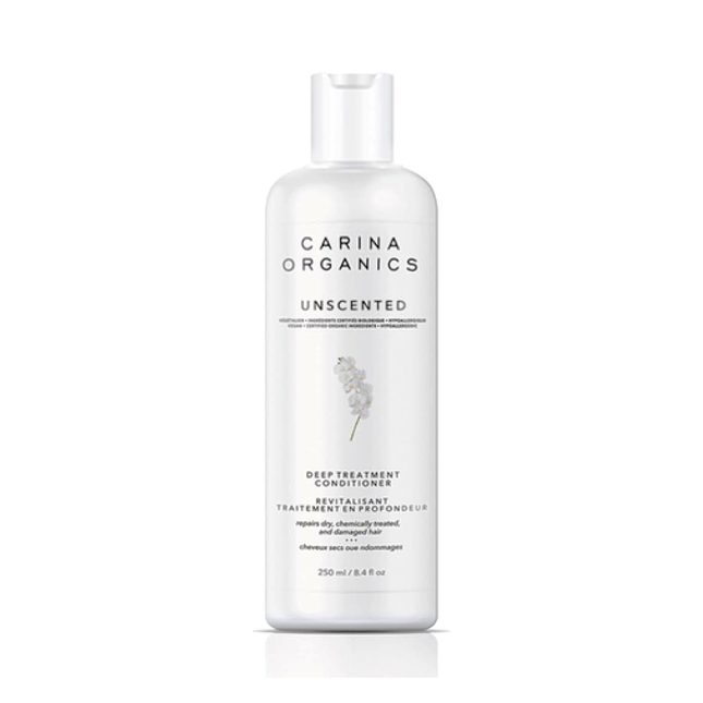 Carina Organics - Après-shampoing de traitement en profondeur non parfumé | 250 ml
