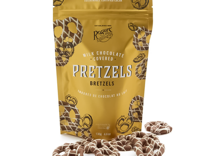 Rogers' Chocolate - Milk Chocolate Covered Pretzels | 130 g