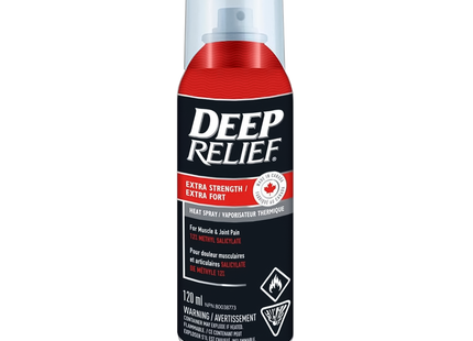 Deep Relief - Extra Strength Heat Spray for Muscle & Joint Pain | 120 mL