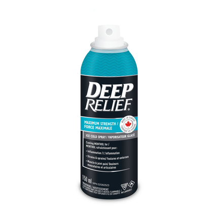 Deep Relief - Maximum Strength Ice Cold Pain Relief Spray | 150 mL