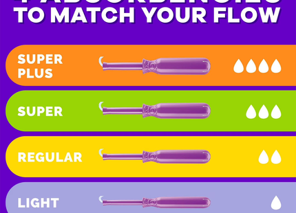 Tampax - Radiant Tampons with Plastic Applicators Duo Pack, Super & Regular | 28 Tampons