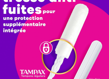Tampax - Radiant Tampons with Plastic Applicators | 12 Super & 16 Regular Tampons