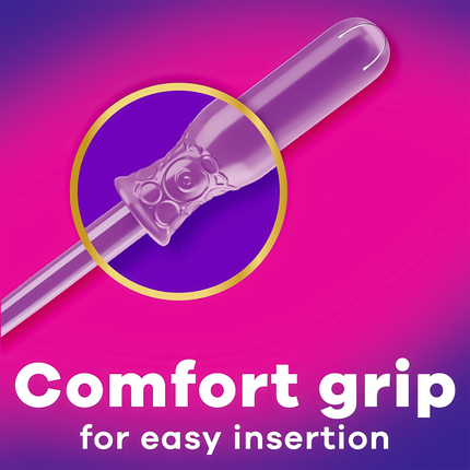 Tampax - Radiant Tampons with Plastic Applicators, Regular | 14 Tampons