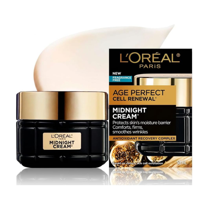 L'Oréal Paris - Age Perfect Midnight Cream, Fragrance Free | 50 mL
