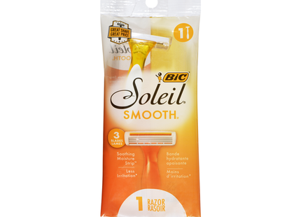 Bic - Soleil Smooth 3-Blade Razor | 1 Razor