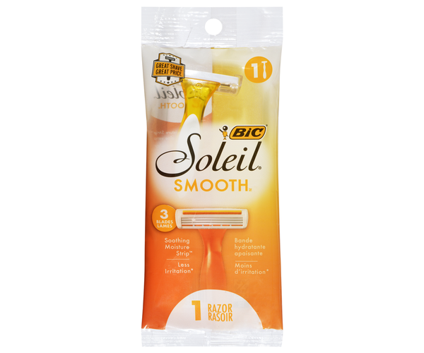 Bic - Soleil Smooth 3-Blade Razor | 1 Razor – White Cross E-Store