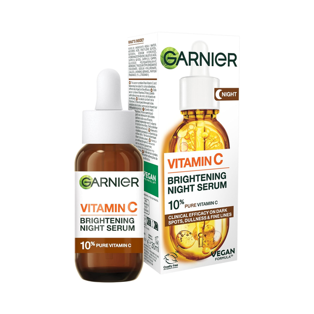 Garnier - Sérum de nuit éclaircissant à la vitamine C | 30 ml