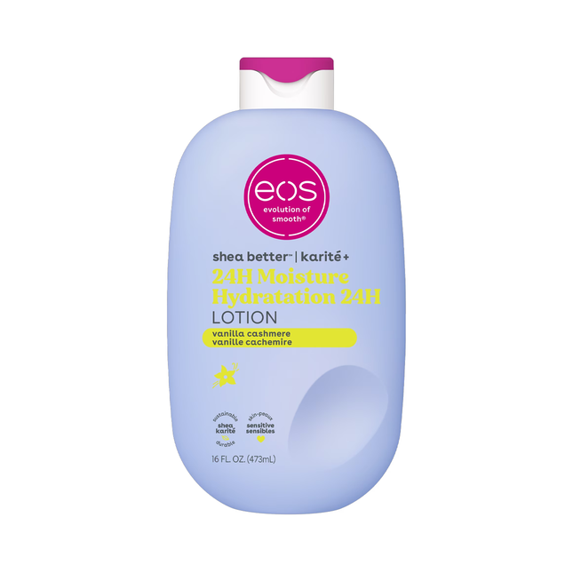 eos - Shea Better 24H Moisture Body Lotion, Vanilla Cashmere | 473 mL