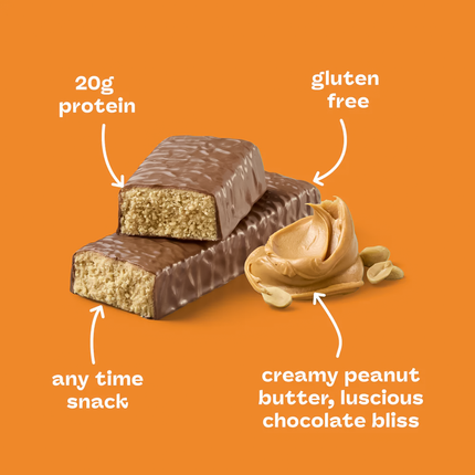 think! - High Protein Bar Gluten Free, Creamy Peanut Butter | 60 g