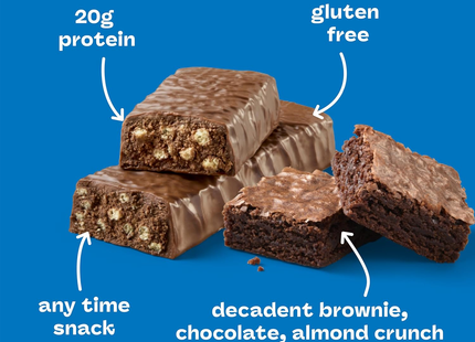 think! - High Protein Bar No Sugar Added, Brownie Delight | 60 g