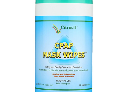 Citrus II - CPAP Mask Wipes | 62 Wipes