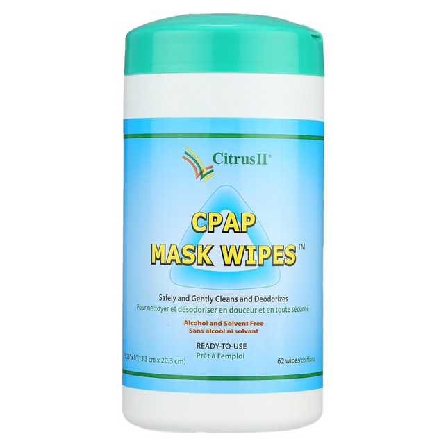 Citrus II - CPAP Mask Wipes | 62 Wipes