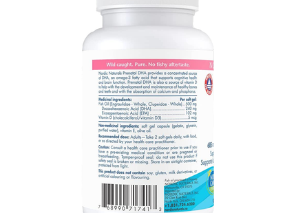 Nordic Naturals - Prenatal DHA + D3 | 90 Soft Gels