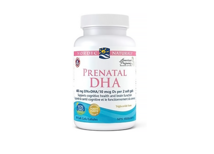 Nordic Naturals - Prenatal DHA - 685 mg EPA+DHA/10 mcg D3 Per 2 Soft Gels  | 90 Soft Gels