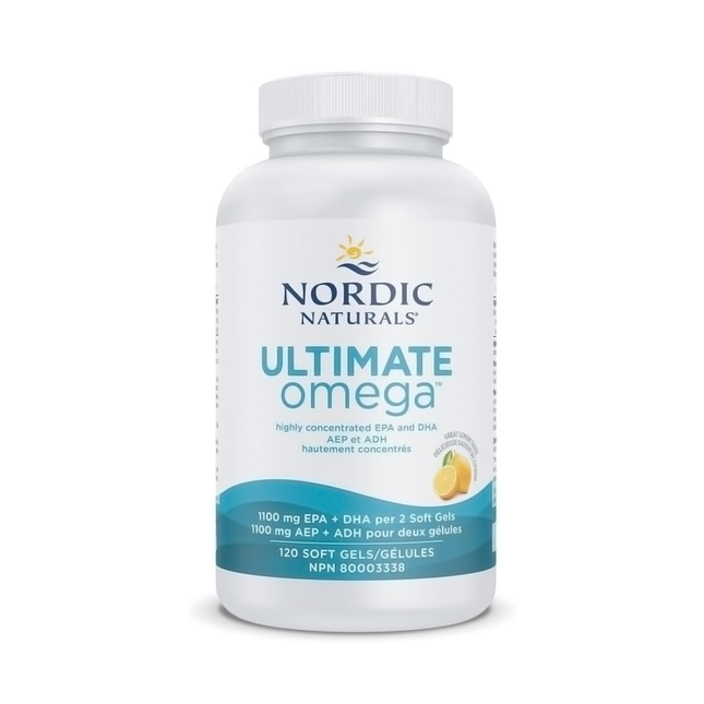 Nordic Naturals - Ultimate Omega, 1280mg Omega-3 Per 2 Soft Gels  | 60 Soft Gels