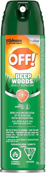 OFF! - Deep Woods Insect Repellent - Pressurized Spray | 230 g