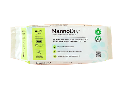 NannoDry - Bladder Protection Light Pads | 20 Light Pads