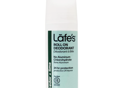 Lafe's - Roll-On Deodorant - 24H Protection - with Cedar & Lime | 88 mL