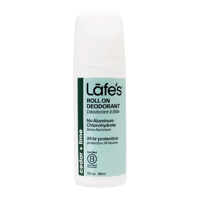 Lafe's - Roll-On Deodorant - 24H Protection - with Cedar & Lime | 88 mL