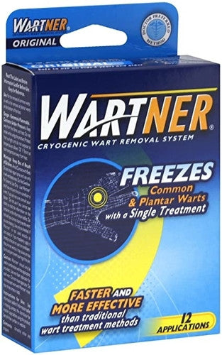 Wartner Original Freezing Wart Removal System - Common & Plantar Warts | 10 Applications