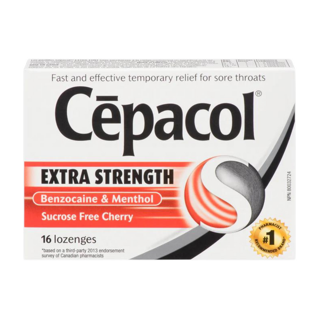 Cepacol - Extra Strength Cherry Lozenges | 16 Lozenges