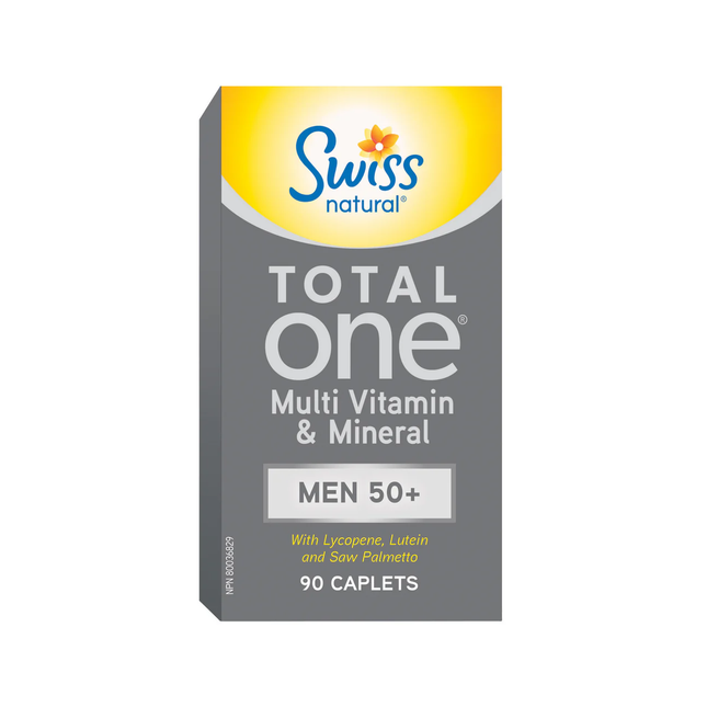 Swiss Natural - Total One Multivitamin Men 50+ | 90 Caplets