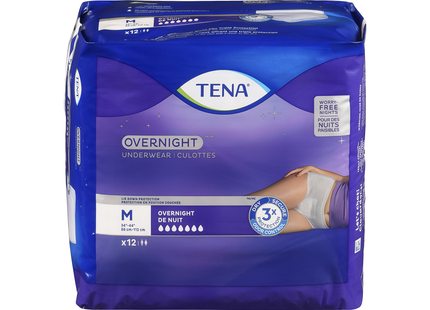 Tena - Overnight Underwear - Medium | 12 Count