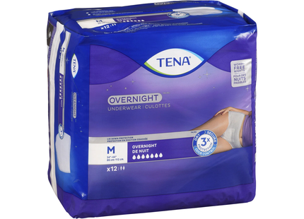 Tena - Overnight Underwear - Medium | 12 Count