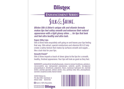 Blistex - Silk & Shine - Lip Moisturizer | 3.69 g