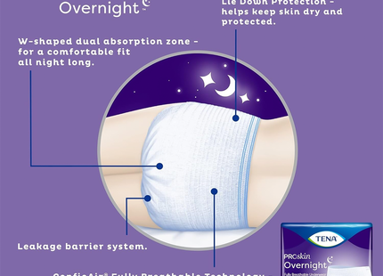 Tena - Proskin Overnight Underwear Super Protection - Large | 14 Count