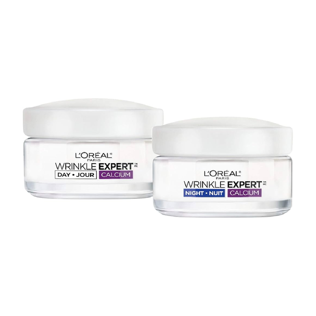 L'Oreal - Wrinkle Expert 55+, Day & Night Anti Aging Routine | 2x 50 mL