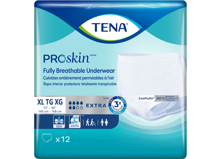 Tena - Proskin Fully Breathable Underwear Extra Protection - Extra Large | 12 Count