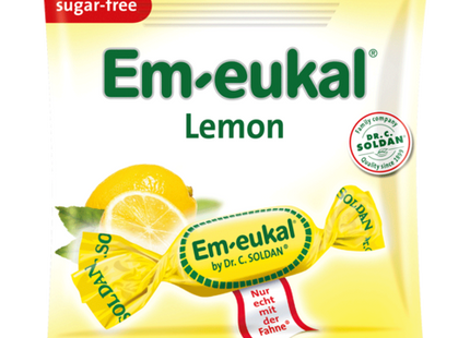 Em-eukal Sugar Free Lemon Throat Lozenges