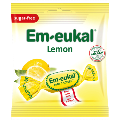 Em-eukal Sugar Free Lemon Throat Lozenges