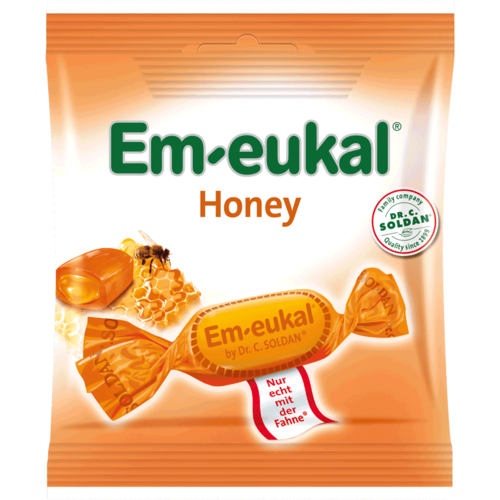 Em-eukal - Throat Lozenges - Honey | 50 g