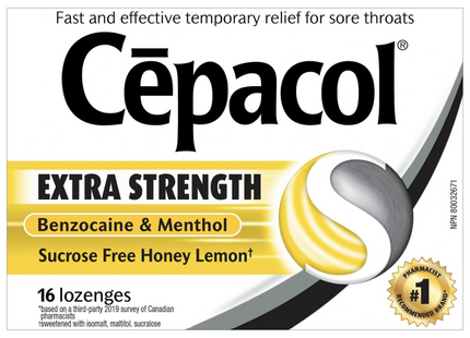 Cepacol - Extra Strength Honey Lemon Lozenges | 16 Lozenges