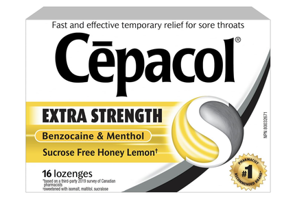 Cepacol - Extra Strength Honey Lemon Lozenges | 16 Lozenges