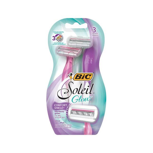 BIC - Soleil Glow Disposable Razors | 3 Razors
