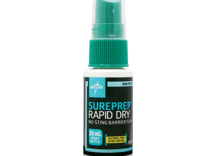 Medline - Sureprep Rapid Dry No-Sting Barrier Film Spray | 28 mL