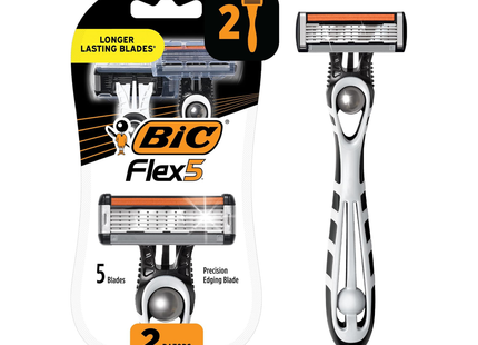 BIC - Flex 5 Disposable Razors | 2 Razors