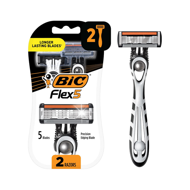 BIC - Flex 5 Disposable Razors | 2 Razors
