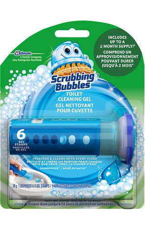 Scrubbing Bubbles Toilet Cleaning Gel | 6 Gel Stamps