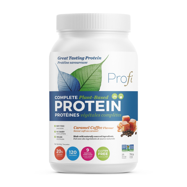 Profi - Complete Plant-Based Protein - Caramel Coffee Flavour | 25 Servings -  725 g