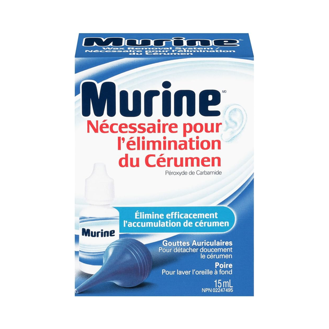 Système d'élimination du cérumen murin | 15 ml