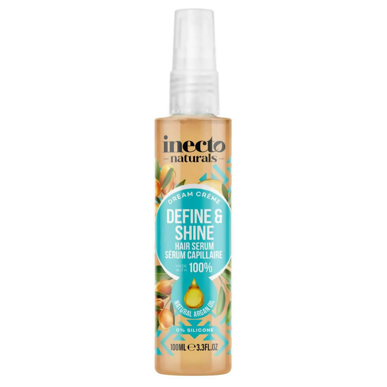 Inecto Define & Shine Hair Serum 100 Natural Argan Oil 100 mL