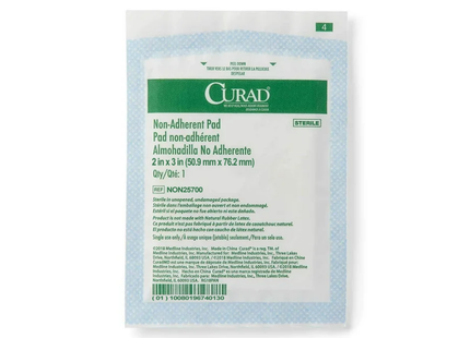 Curad - Non-Adherent Pads 2x3 inches | Single