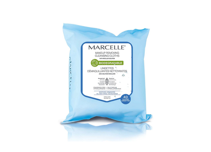 Marcelle - Makeup Removing Cleansing Cloths | 40 Cloths