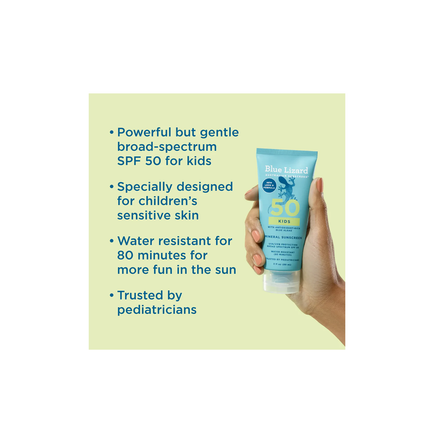 Blue Lizard - Lotion solaire SPF 50 pour enfants | 89 g
