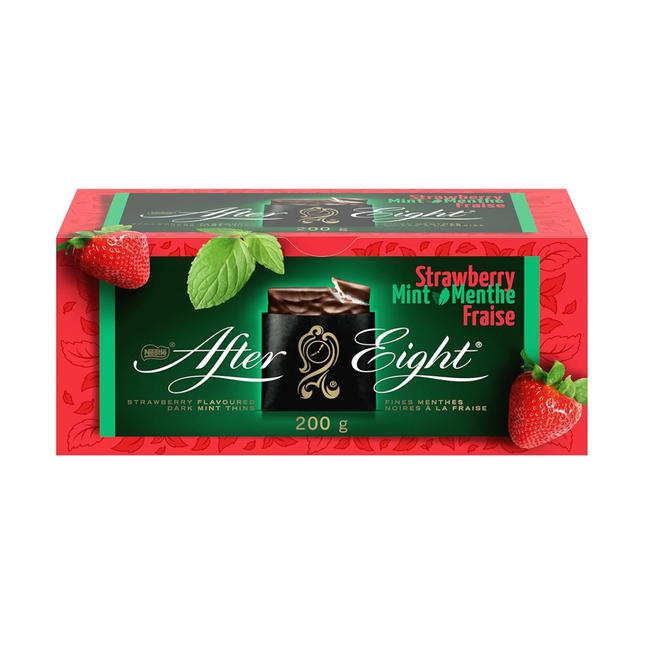 After Eight - Strawberry Flavoured Dark Mint Thins | 200 g